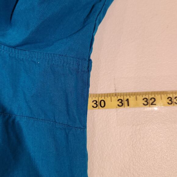 Vintage Disney Plus Womens Blue Cotton Embroidered Button Up Blouse Size 3X - Picture 8 of 11